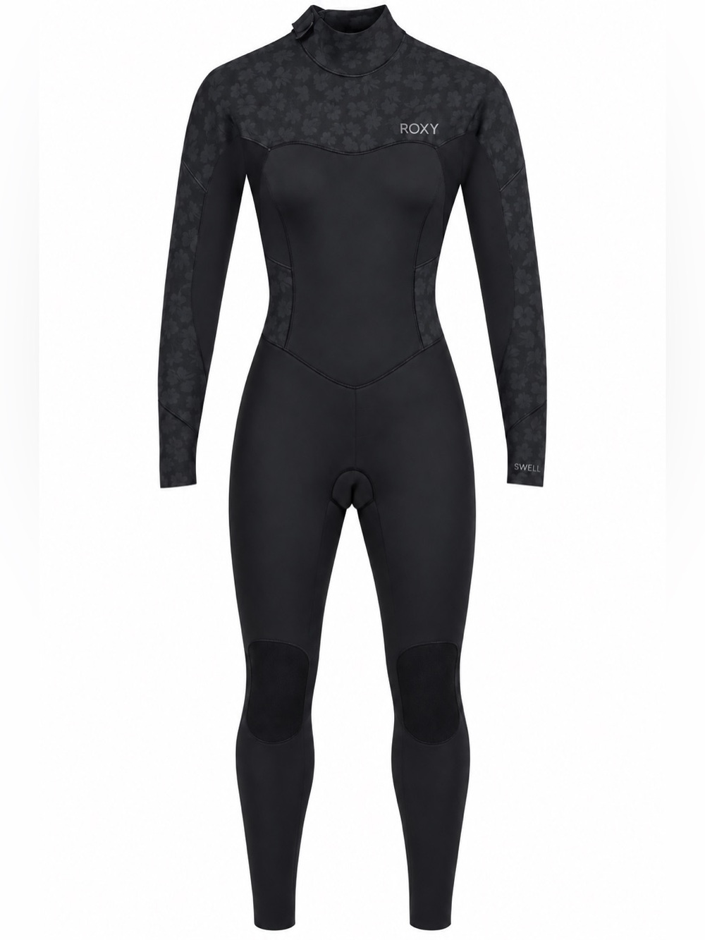 NWT ROXY Women’s 3/2mm Swell Series Back Zip Wetsuit Black 10T ERJW103121